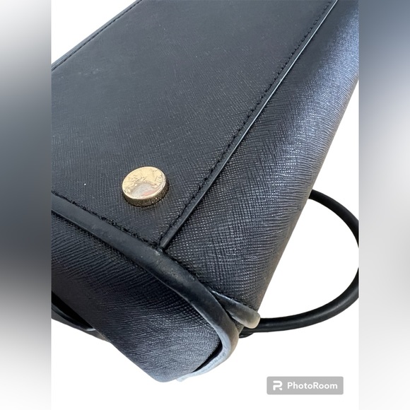 🌟Certificate of Authenticity- Michael Kors Medium Cleo Satchel Black - Picture 12 of 14